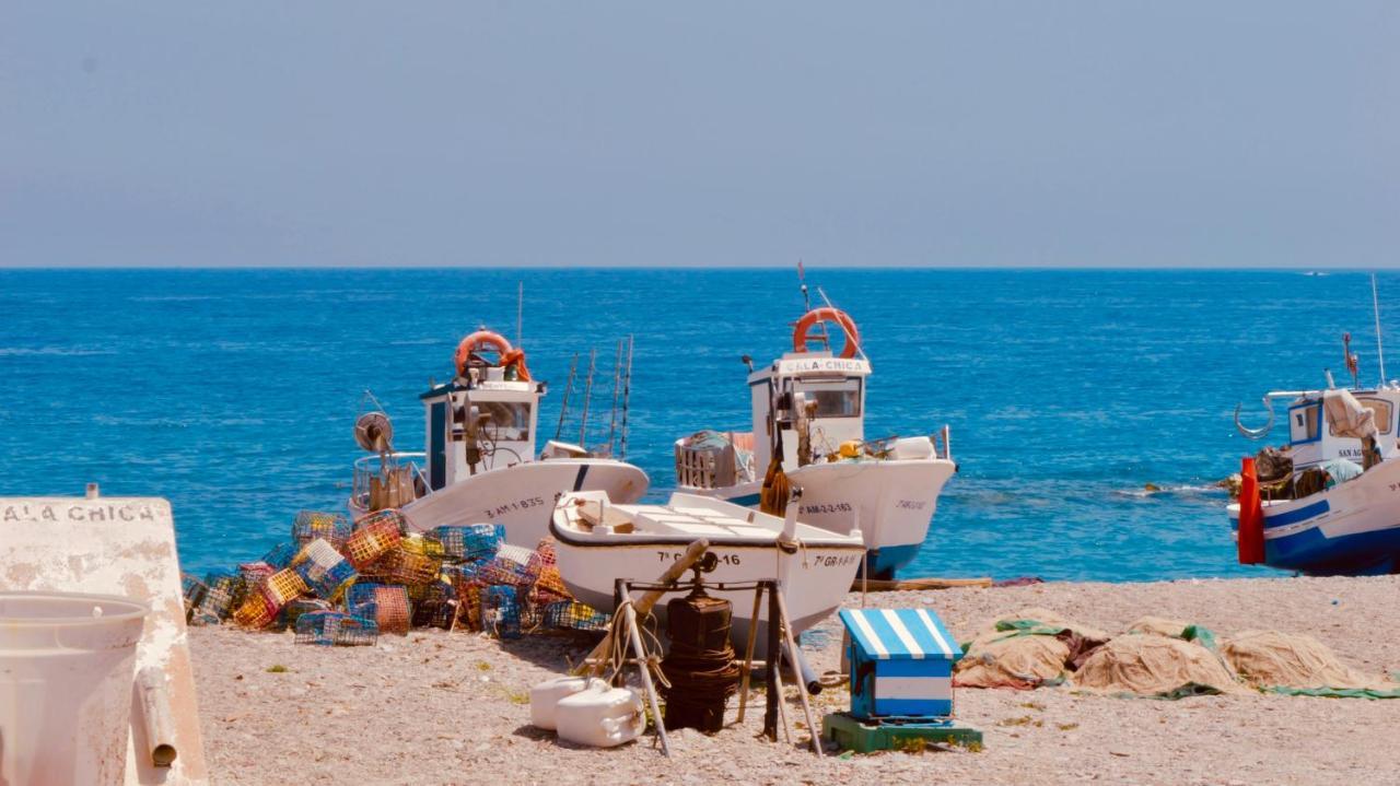 Atico Lujo Primera Linea, Terraza, Piscina, Parking Castell de Ferro Exteriér fotografie